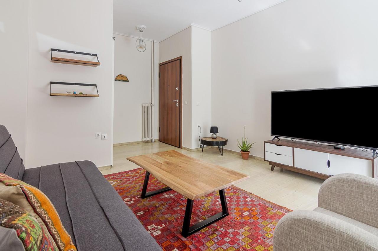 A Modern 2-Bedroom Apartment Near Areios Pagos Athens Luaran gambar